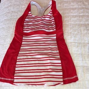 Lululemon striped tank top